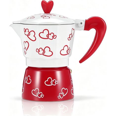 Moka Pot Stovetop, Machine à Expresso En Aluminium, Cafetière Italienne, Cafetière Cubaine, Percolateur De Café Pour Cappuccino, Latte(L) (1/5)