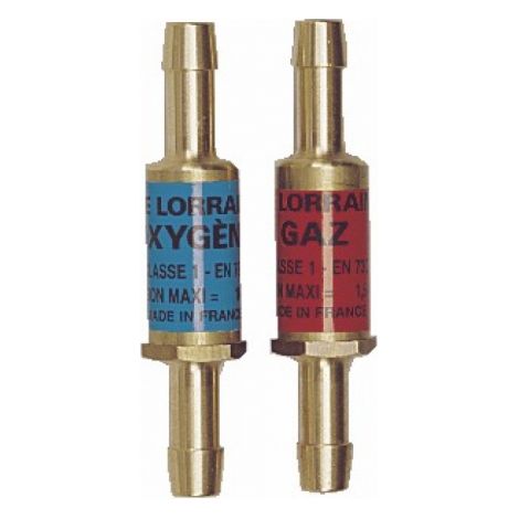 Paire de clapets anti-retour pare flamme DA Ø 6.3 mm