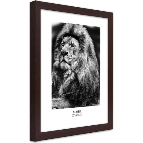Quadro con cornice, Simbolo dell'Africa - 20x30 (1/5)