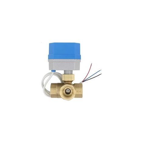 T-Typ - 3-Wege-Motormagnetventil 12 V 3-Wege 1/2 3/4 1 1-1/4 1-1/2 Zoll (3/4 Zoll - DN20) (1/5)