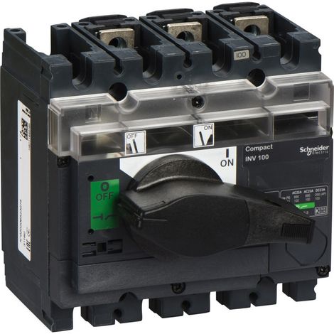INV100 3P 100A Interrupteur Sectionneur Schneider 31160 (1/2)