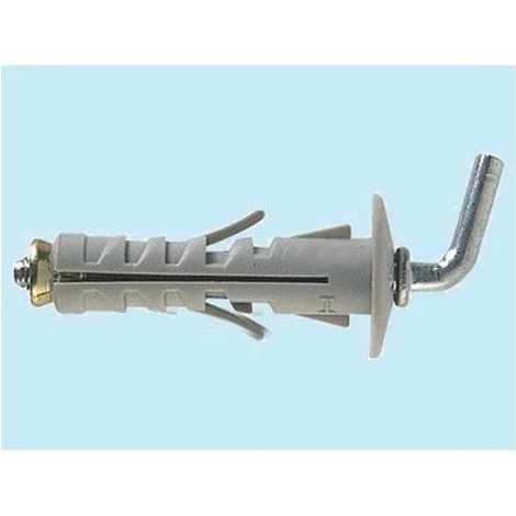 Tasselli Nylon Brixo gancio corto BSB 12 - L. mm 42 - L. ganc. mm. 12 - cf.100pz
