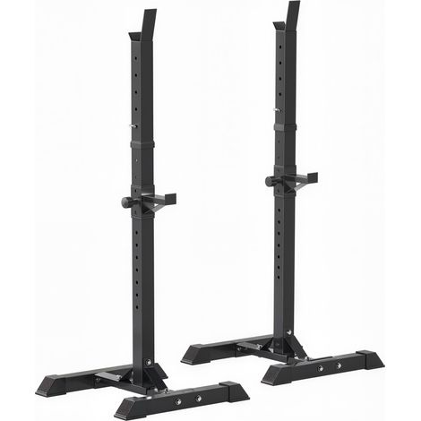 Support de musculation repose haltères charge Max. 150 Kg Noir