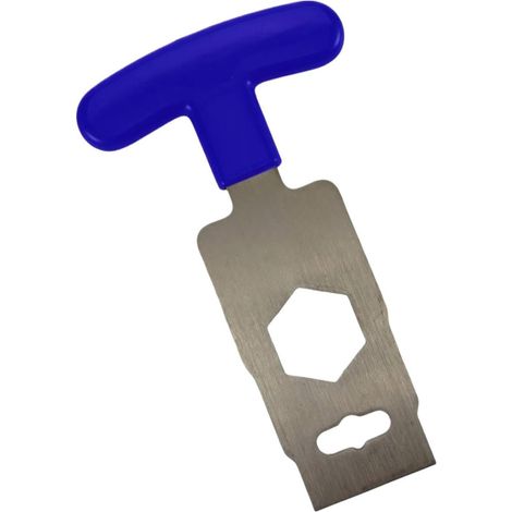 Tool of removal of cap skimmer of pool - Key maintenance portable with socket directionnelle  Key for cap of cleaning,For the disassembly and installation of the refoulement of pool, li (1/5)