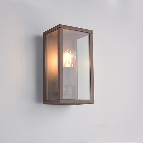 Lampe murale moderne Garonne S brun rouille - 201860124