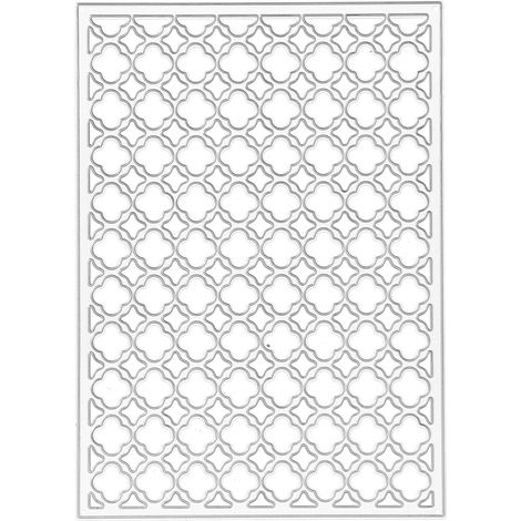 Plaque de découpe en acier carbone pour motifs floraux - Machine à embosser et découper pour scrapbooking, cartes d'invitation et albums photo (1/5)