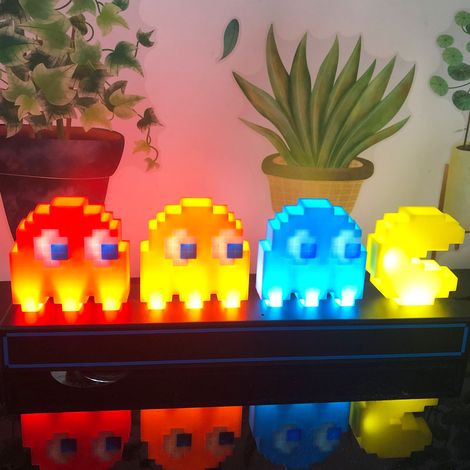 Lampe de nuit intelligente, contrôle vocal, couleur USB, décoration de chambre, lumineuse et adorable (1/5)