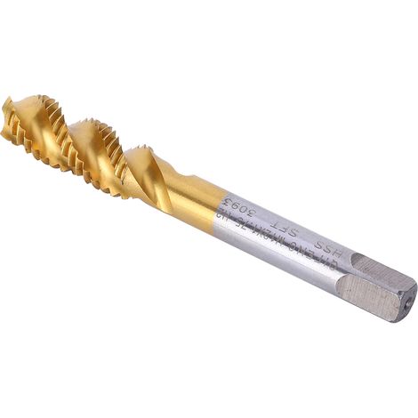 Taraud hélicoïdal M12x1,75 mm en acier rapide (HSS) - Outil de filetage pratique (1/5)