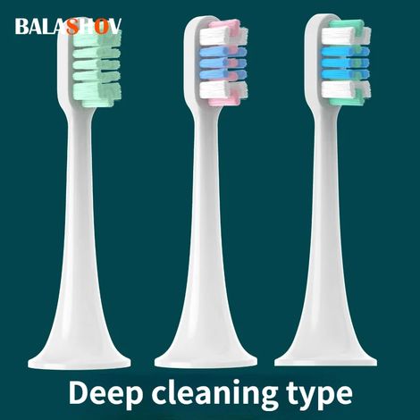 Tête de brosse à dents électrique ultrasonique pour Xiaomi/Mijia T300/T500, blanchiment buccal 3D, têtes de rechange haute densité (1/4)