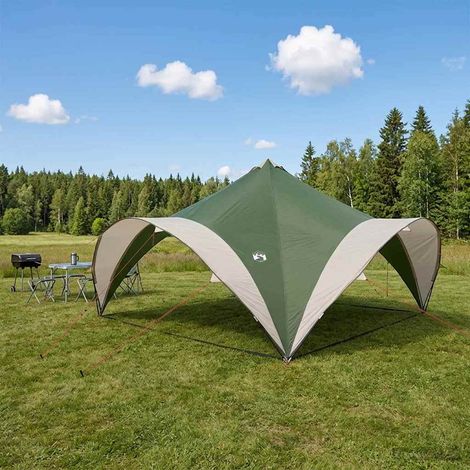 vidaXL Party Tent Green 500 x 500 x 350 cm Polyester and Steel (1/5)