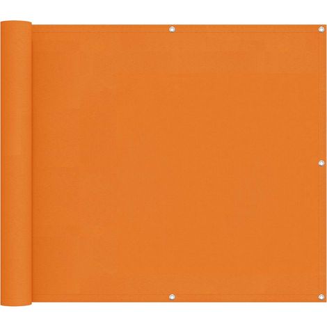 Balkonsichtschutz Orange 90 x 200 cm Oxford-Stoff vidaXL
