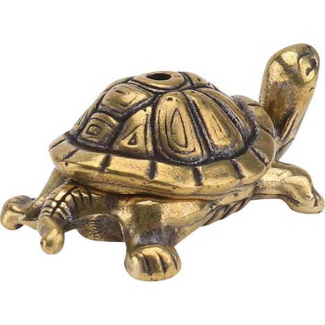 Porte-Parfum en Cuivre Orné de Tortue, Décoration de Bureau Créative et Unique, Support à Parfum Pratique pour Maison et Bureau (1/5)
