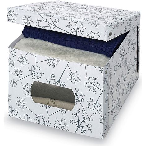 CAJA GUARDA ROPA VINILO XL BON TON 42x50x31cm (1/3)