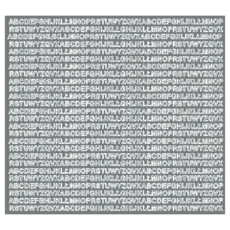 Lettere adesive autoadesive da 5 mm, grigio opaco (1/2)