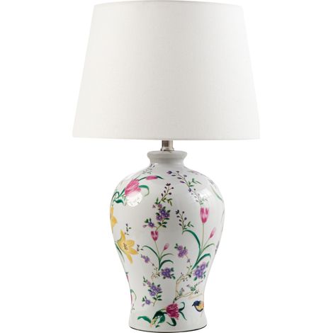Table Lamp FEBROS Porcelain White