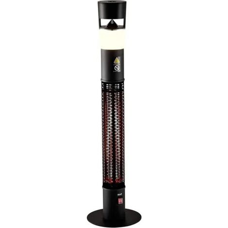 EWT PATIOM Riscaldatore Radiante Esterno Nero 1500W
