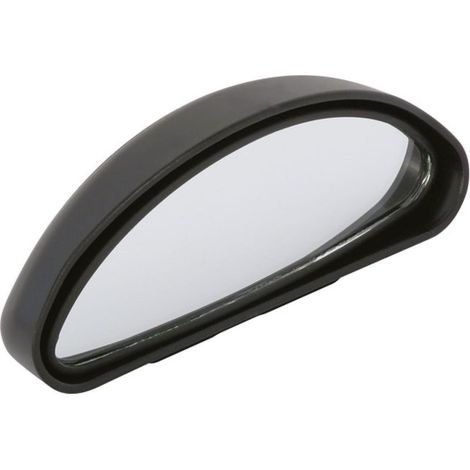 1 rétroviseur angle mort, 16,5 x 7 cm, vue grand angle sans déformation, facile à installer