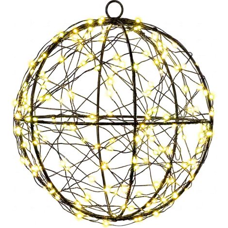 Weihnachts-Finial-Licht 200 LEDs Warmes Weiß vidaXL