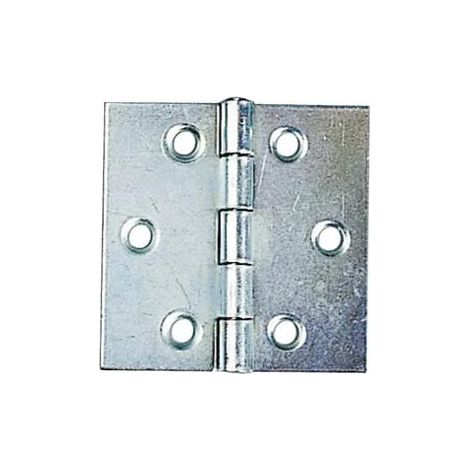 Bisagras para muebles, cuadradas, 40 x 40 mm, St, 4 piezas