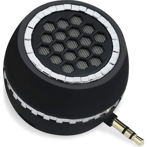 Mini enceinte portable 3 W pour téléphone portable, entrée ligne, basses claires, interface auxiliaire 3,5 mm, plug and play (1/5)