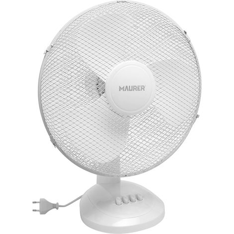 VENTILATORE DA TAVOLO 40CM 3VEL BIANCO MAURER (1/2)