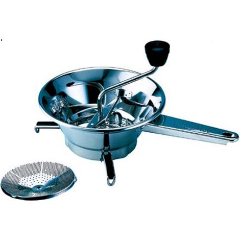 Moulinex – Moulin à légumes inox 20 cm – 2 grilles interchangeables 11 cm – Fine et moyenne – 5 ans de pièces détachées (1/10)