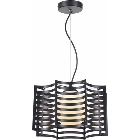 Lampada a sospensione Reality Laria nera Ø30 E27 40W