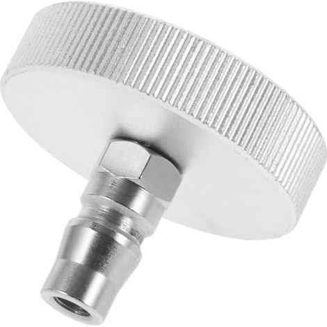 Adaptateur de Purgeur Cylindre Frein Outil Remplacement Liquide en Aluminium Argenté Économise Lors pour Véhicule -