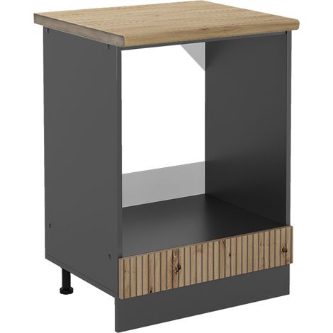 Meuble pour four R-Line, Chêne Artisan, 60 cm , PT Chêne, Vicco