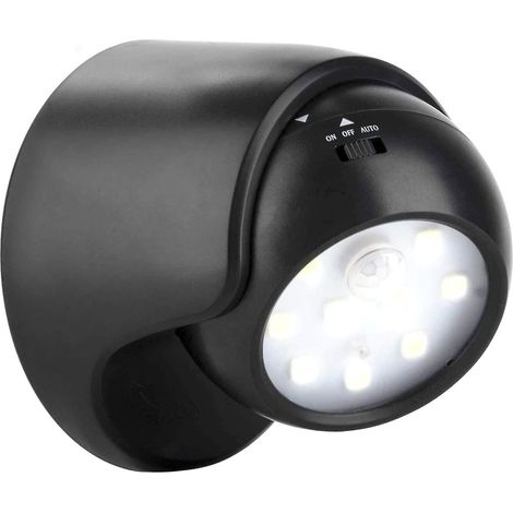 Ersandy – Applique murale extérieure à LED 1000 lumens – Détecteur de mouvement jusqu'à 15m – Éclairage sans fil – Rotation 360° (1/3)