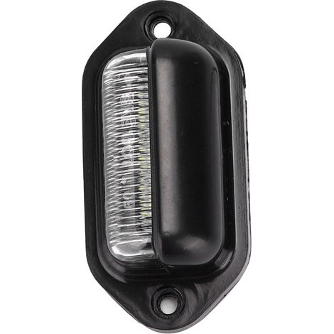 12V LED-Kennzeichenbeleuchtung, 6 Leuchten, 6000K Kaltweiß, wasserdicht für Boot, Auto, LKW, Wohnmobil (1/5)