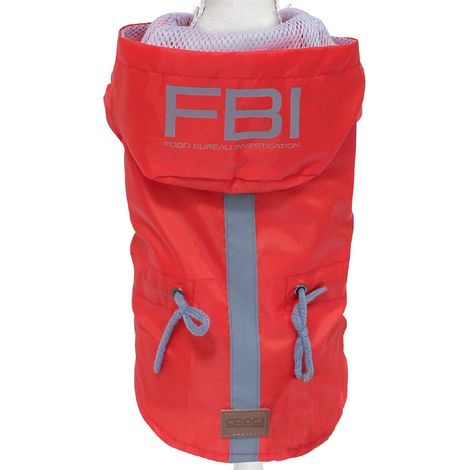 Imperméable 35 cm: Imperméable pour chiens VANCOUVER FBI RED