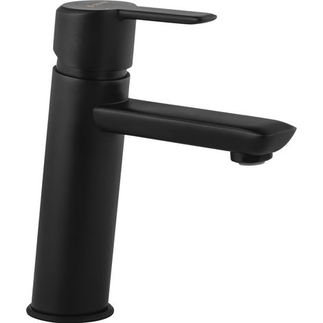 Deante Robinet Lavabo Élégant Mat Noir Design Moderne (1/5)