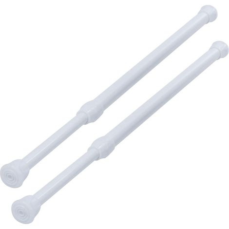 Pack Adjustable and Extendable Tension Rods 11 8 to 19 7