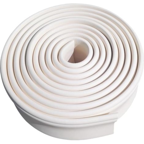 Autocollant Mural Pour Plinthe Autocollante Blanc 10 m x 6 Cm - Décoration (1/5)