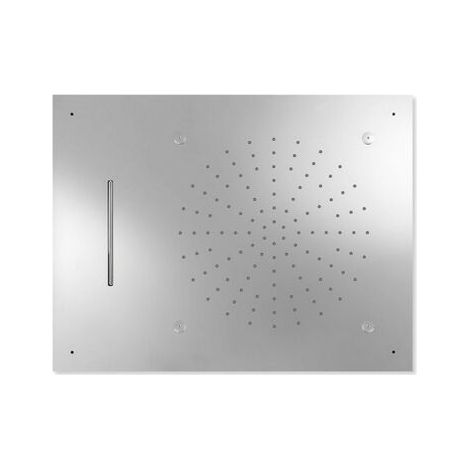 Douche acier inoxydable de tête anticalcaire 3 types de jet - TRES 29997101 (1/4)