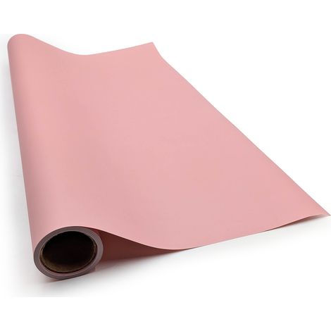 Papel de aluminio floral - Peonía rosa "Elegante" - Rollo de 58 cm x 10 m (1/5)