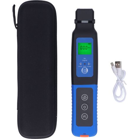 Détecteur de fibres optiques 10KM, identificateur de signal rechargeable LED 800-1700nm, testeur de direction et de tonalité (1/5)