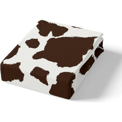 Housse De Couette - Vache - 140x200 Cm - Microfibre Polyester - 2 Pièces (1/4)