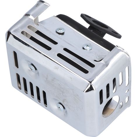 Komplettes Auspuffzubehörset aus Metall mit Dichtung für GX160, silberfarben (1/5)