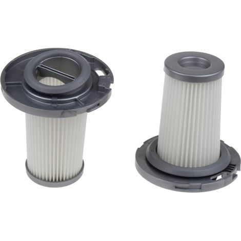 Adecuado para filtros Rowenta X-Force Flex 8.60 EPA, paquete de 2 unidades, color gris.
