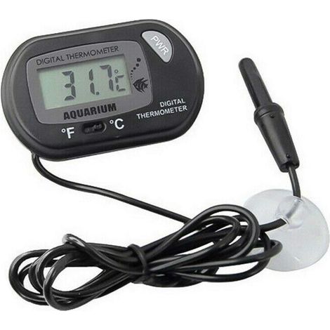 Treki Thermomètres Aquarium LCD Thermomètre Digital Ventouse Thermometre Fish Tank Numérique Aquarium ThermomètreS avec Sonde pour Aquariu m Marin Incubateur Réservoir (1/5)