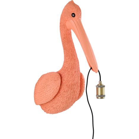 Light & Living - lampada da parete - Pelican - rosa - plastica -