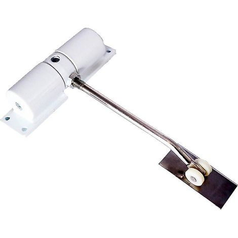 Ferme-porte automatique à ressort en alliage de zinc, connecteur de porte automatique (blanc)