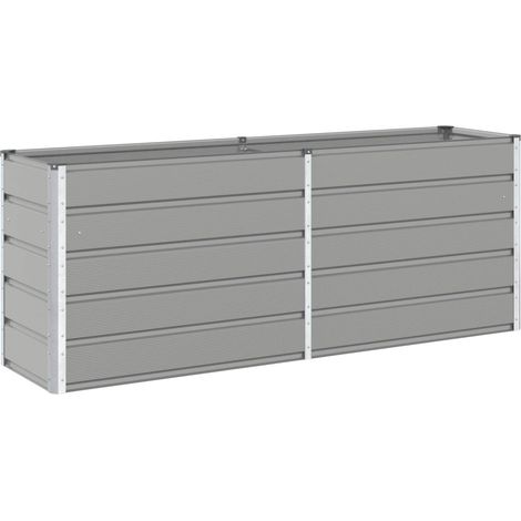Jardinière Gris clair 480 x 50 x 45 cm Acier galvanisé (1/5)