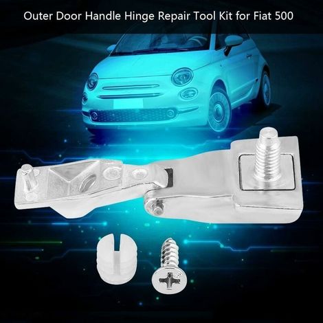 Reparaturset für Türgriffe des Fiat 500. Werkzeugset zur Reparatur von Türgriffscharnieren. Scharnier-Reparaturset für Fiat 500 51964555 (1/4)