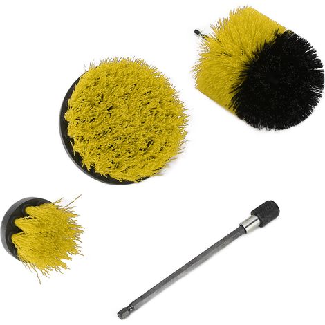 Kit de Brosses de Nettoyage Longues pour Perceuse, Accessoires de Nettoyage Électriques (1/5)