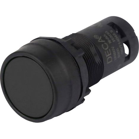 DECA CP2B-A1E10B Druckschalter 400 V 8 A Schwarz rastend  (L x B x H) 29.9 x 20.5 x 55.5 mm  1 St.