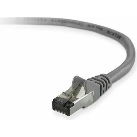 Cavo RJ45 Categoria 5e UTP Belkin 2m Cat5e STP Nero Grigio 2 m