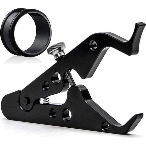 [JAMAIS UTILISÉ]1 pièces accessoires de moto en aluminium avec anneau en caoutchouc guidon moto serrure d'accélérateur pince universelle (1/5)